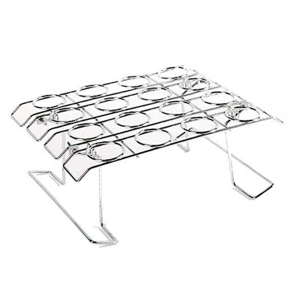 TOP-MAX Ice Cream / French Fries Stand Stainless Steel Ice Cream Cone Stand Dessert Stand