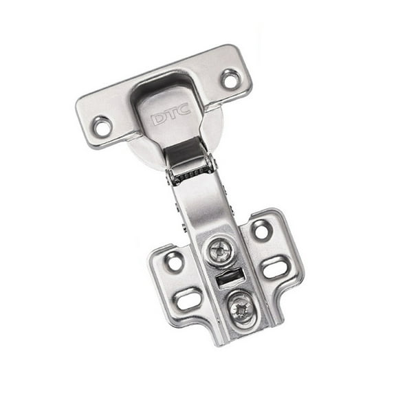 TOP-MAX Kitchen Cabinet Hardware Hinge Electroplated Metal Kitchen Cabinets Hardware Damper Silver (C85 Full Overlay)