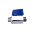 thumbnail image 1 of TOP-MAX Mini Ball Valve Double Male Ball Valve 304 Stainless Stee Mini Ball Valve (3/8''), 1 of 8