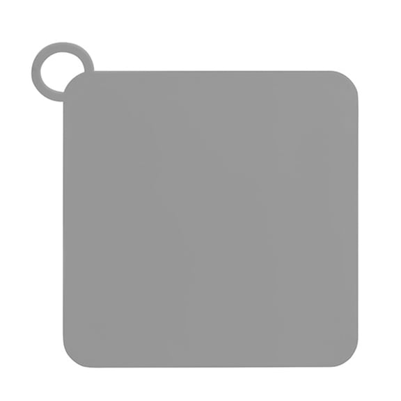 TOP-MAX PVC Shower Drain Cover Square Stopper Cover for Shower Bathroom Sink Kitchen Protector Cover (Grey)