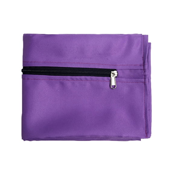 TOP-MAX Pet Washing Bag Polyester Pet Laundry Bag with Zippers Protection Washing Machine and Clothing (M, Purple)