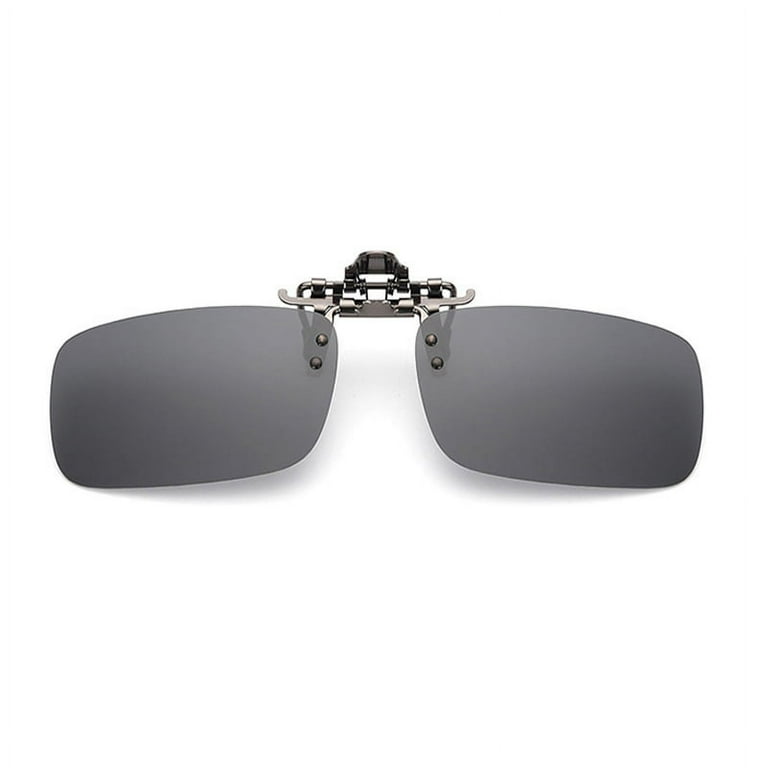TOP-MAX Polarized Clip-On Sunglasses Flip Up Anti-Glare Driving