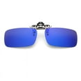 thumbnail image 1 of TOP-MAX Polarized Clip-On Sunglasses Flip Up Anti-Glare Driving Glasses, UV 400 Protection for Men and Women (1pcs, Blue), 1 of 7