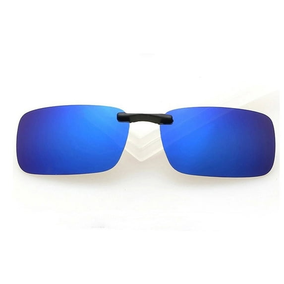 TOP-MAX Polarized Clip on Glasses, Polarized Lenses Sunglasses Clip, Anti-UVA anti-UVB, for Men and Women (1pcs, Dark Blue)