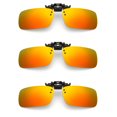 thumbnail image 1 of TOP-MAX Polarized Lenses Sunglasses Clip, Polycarbonate Lens Glasses Clip for Frame Glasses, UV400 Protection, Fashion (3pcs, Mix), 1 of 7