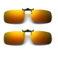 thumbnail image 1 of TOP-MAX Polarized Night Vision Sunglasses Polarized Lens Sunglasses Clip for Driving Fishing UV400 (2pcs, Orange Yellow), 1 of 6
