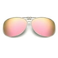 thumbnail image 1 of TOP-MAX Polarized Sunglasses Clip with Frame, Polarized Lenses, UV400 Protection, for Men and Women (1pcs, Pink), 1 of 7