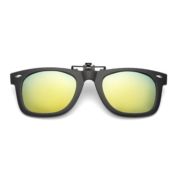 TOP-MAX Polarized Sunglasses, UV400 Sport Sunglasses, Polarized Lens and Silicone Mirror Clip (1pcs, Yellow Green)