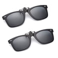 thumbnail image 1 of TOP-MAX Polarized Sunglasses, UV400 Sport Sunglasses, Polarized Lens and Silicone Mirror Clip (2pcs, Black Gray), 1 of 7