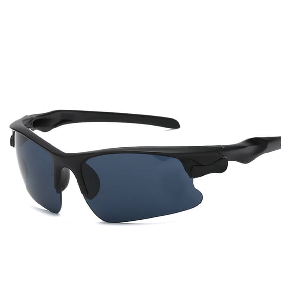 TOP-MAX Safety Night Vision Glasses, Outdoor Driving Glasses Sports Goggles, Eyewear for Men and Women (Dark Grey)