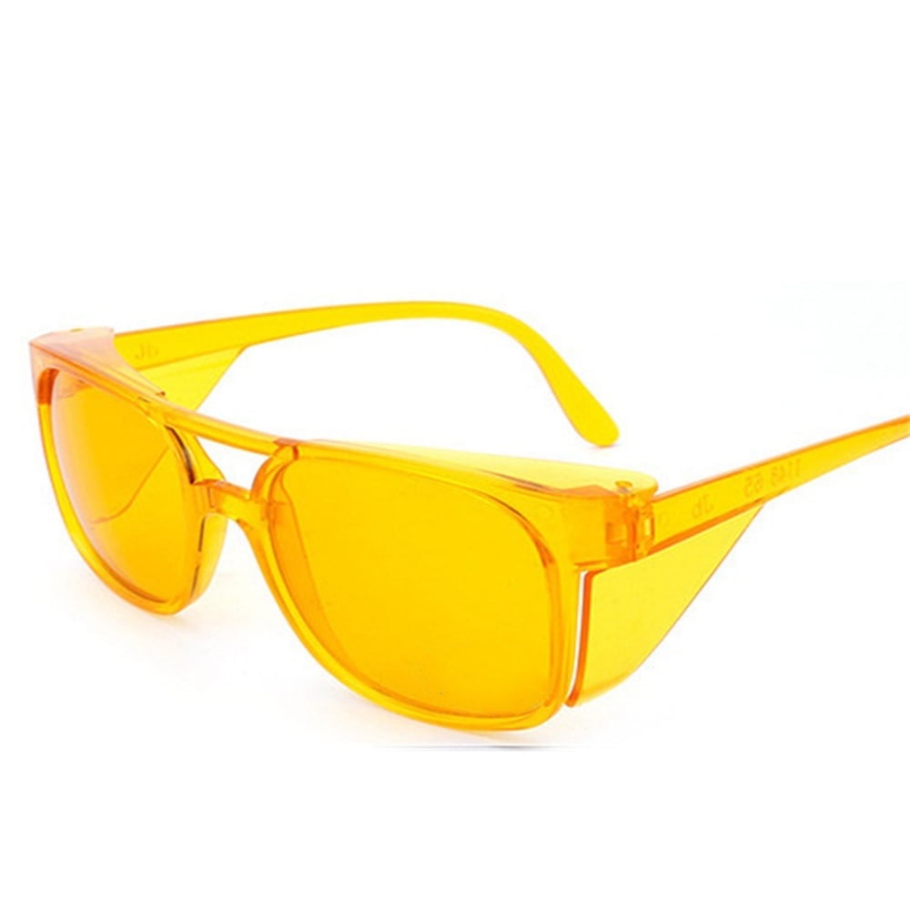 TOP-MAX Safety Sunglasses, Welding Glasses, Polycarbonate Lens and PC Frame, Protection Eyes (1pcs, Yellow)