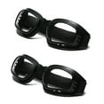 thumbnail image 1 of TOP-MAX Ski Windshield Glasses, Protective Glasses, Transparent Lenses and TPU Plastic Frame, One Size Adjustable Strap (2pcs), 1 of 6