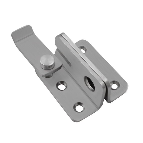 TOP-MAX Slide Bolt Door Lock Stainless Steel Door Latch Small Padlock (Silver Left)