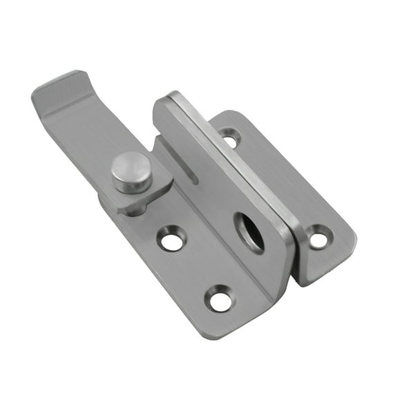 TOP-MAX Slide Bolt Door Lock Stainless Steel Door Latch Small Padlock (Silver Left)