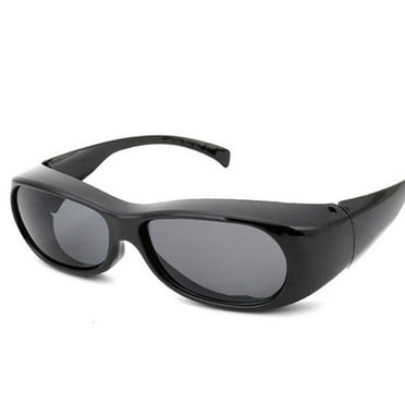 TOP-MAX Sporty Goggles, Cycling Glasses Outdoor Riding Sunglasses, Wraparound Protection Windproof (1pcs, Black)