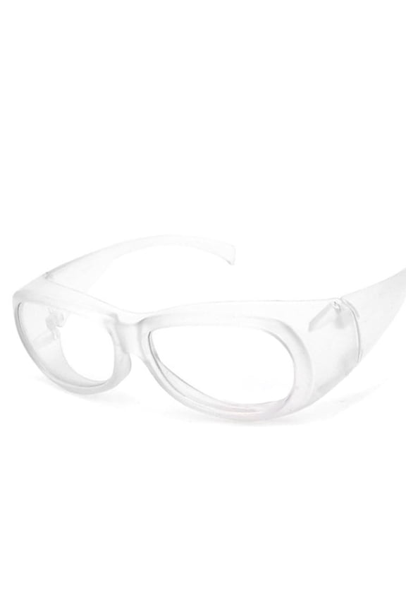 Sporty Goggles, Cycling Glasses Outdoor Riding Sunglasses, Wraparound Protection Windproof (1pcs, White)