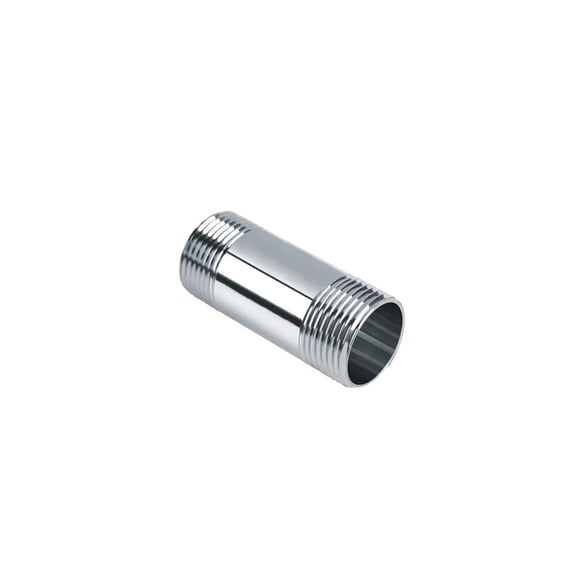 TOP-MAX Stainless Steel Pipe Fitting Length Nipple Cast Pipe NPT Male Threaded (DN10 3/8" 50mm/2in)