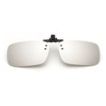 thumbnail image 1 of TOP-MAX Sunglsses Clip, Polarized Lens Sunglasses Clip, Clip-on Sunglasses Flip Up, Fashion for Men and Women (1pcs, Silver), 1 of 6