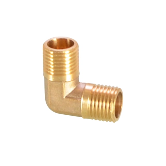 TOP-MAX Threaded Brass Elbow Connector Female x Male/Female x Female/Male x Male Screwed Fittings Gold