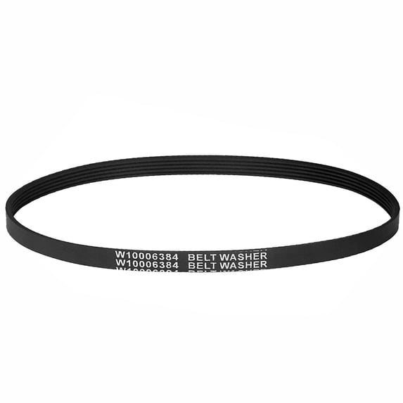TOP-MAX W10006384 Washer Drive Belt Replacement Fit for Maytag, Whirlpool, Kenmore Washers, Replace PS11747978, AP6014712, AH2579381, EA2579381, LP13725, 1871380