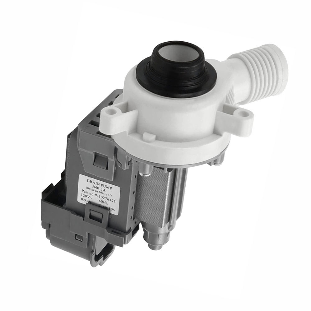 TOP-MAX W10276397 Washer Drain Pump, fit for Kenmore, Maytag, Whirlpool Washers, Replacement Clothes Washing Machine Drain Pump