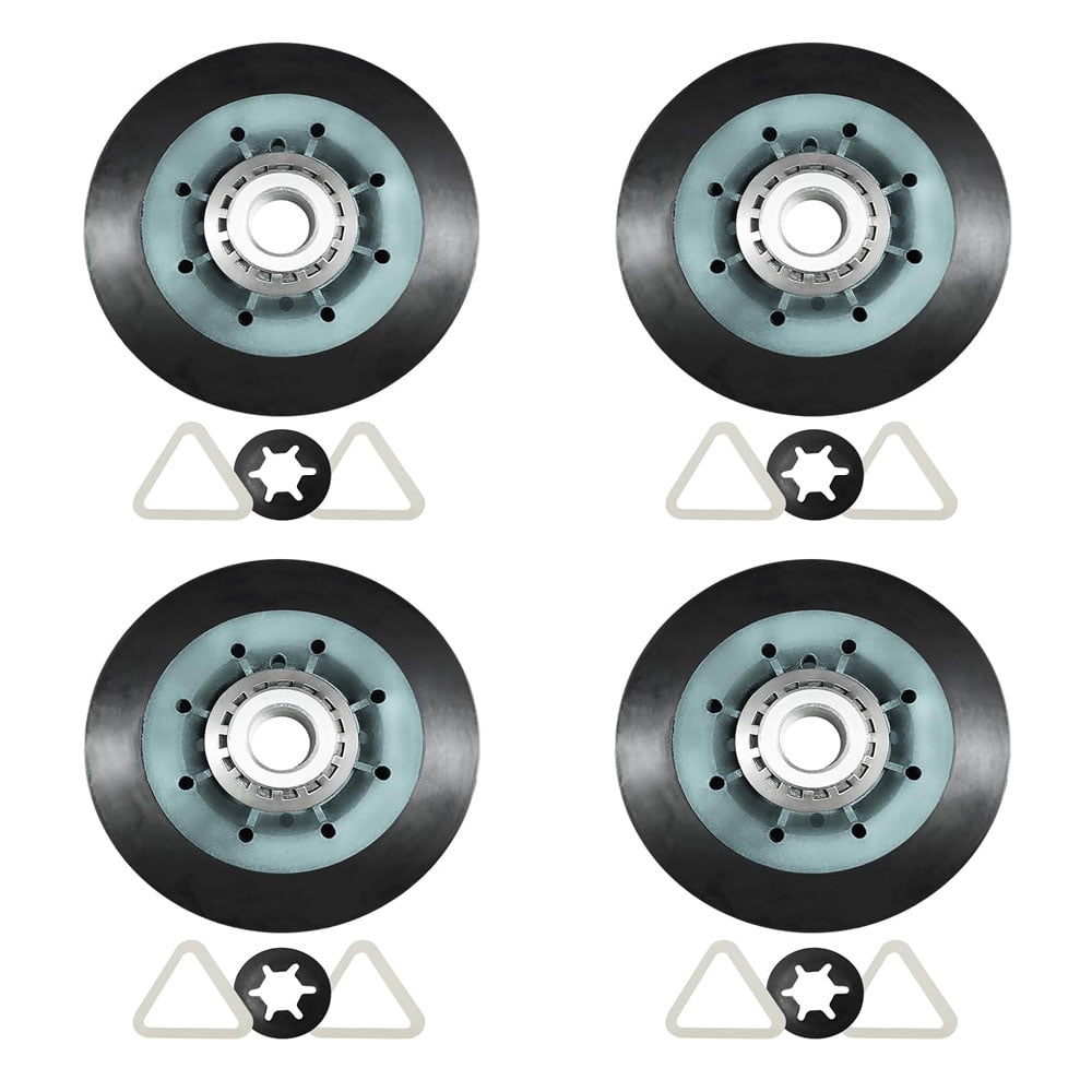 TOP-MAX W10314173 Dryer Drum Roller Kit, fit for Whirlpool & Kenmore, Replace 3388342, 3389902, 3396801, 3396802, 3401846, 8536973, 8536974, W10314171, W10756057, WPW10314173VP