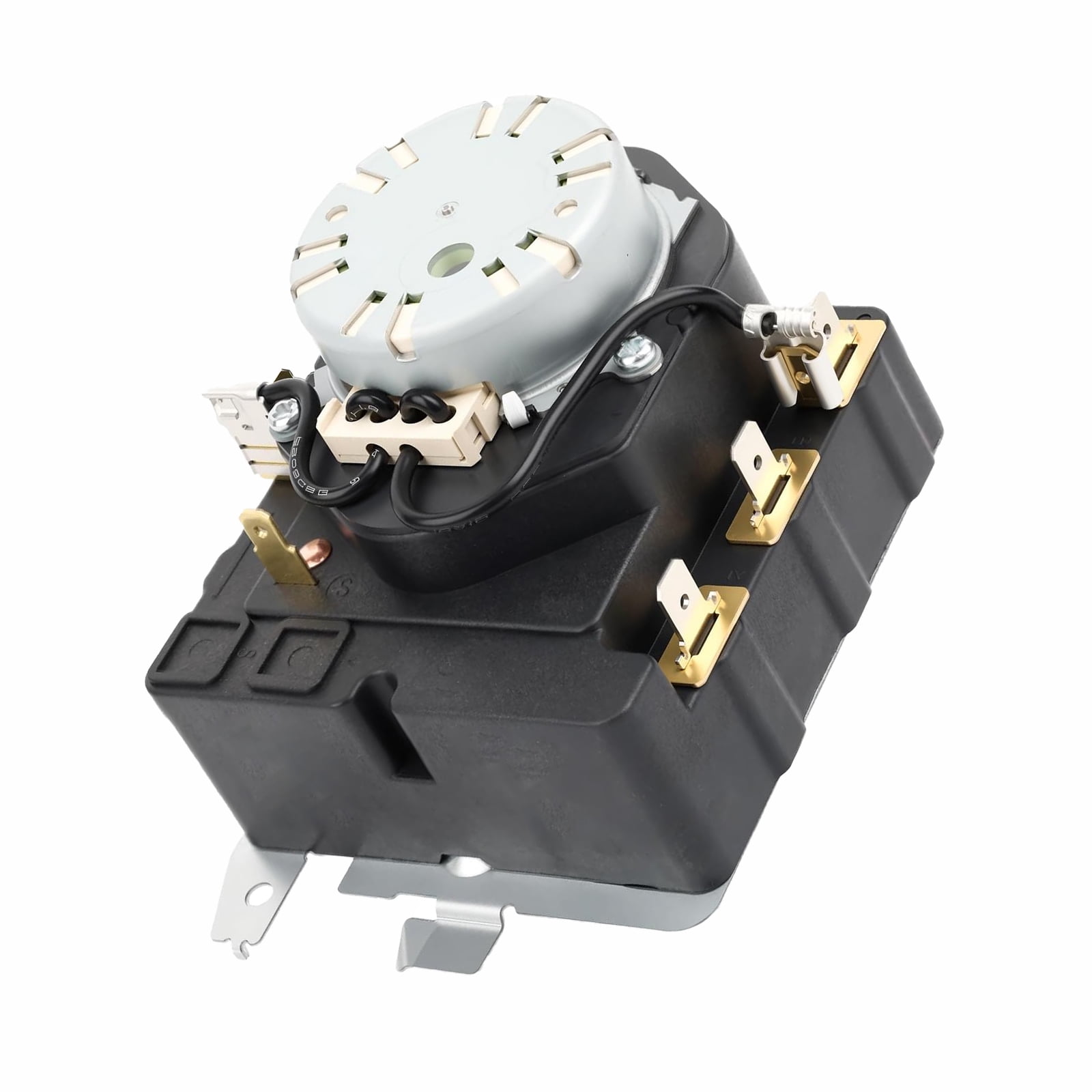 TOP-MAX WE04X25280 Dryer Timer Replacement, Fit for GE & Hotpoint Dryer, Replace TMD1EM35, WE04X25280, 234D2377P005, Black