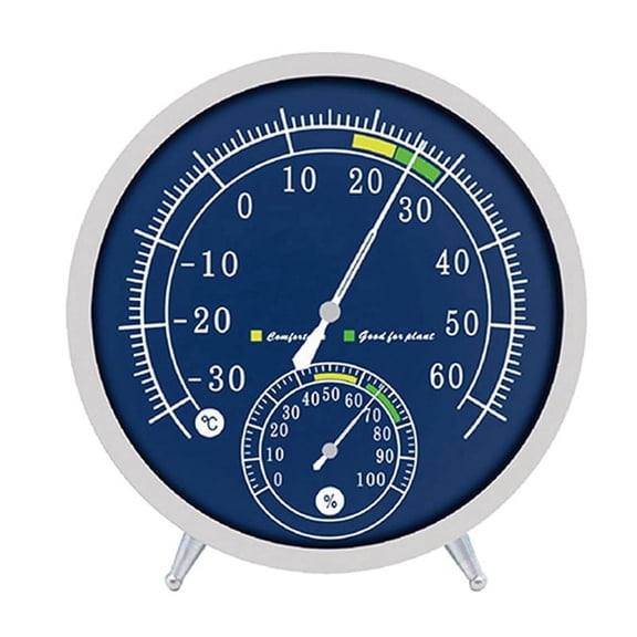 TOP! Metal Temperature & Humidity Meter Accurate Readings Thermometer Hygrometer for Indoor Use
