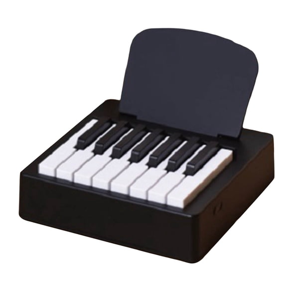TOP! Mini Piano Calendar World Famous Music High-End Desktop Decoration Playing Surprise Gift White