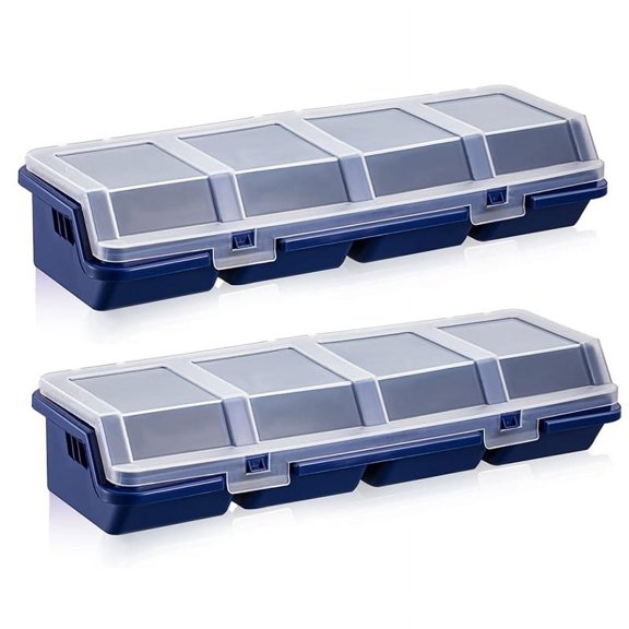 TOP! Mini Screw Parts Box Storage Case Recycled Material 400.0g Blue