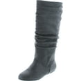 thumbnail image 1 of TOP Moda Data-1 Women's Shoes Cute & Comfort Round Toe Flat Heel Slouchy Mid Calf Boot, 1 of 7