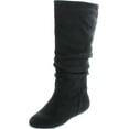 thumbnail image 1 of TOP Moda Data-1 Women's Shoes Cute & Comfort Round Toe Flat Heel Slouchy Mid Calf Boot, 1 of 7