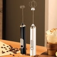 thumbnail image 1 of TOP! Multifunctional Electric Milk Frother Mini Handheld Egg Beater Coffee White, 1 of 4