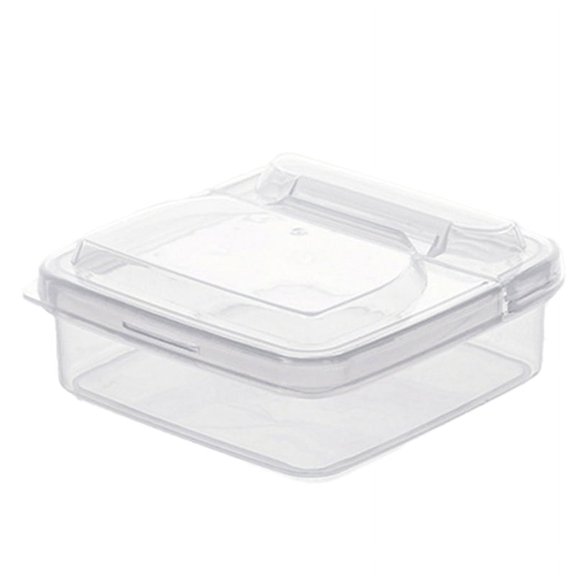 TOP! Multipurpose Clear Storage Box - Ideal for Cheese, Butter, Scallions & Fruits, Stackable Refrigerator Organizer