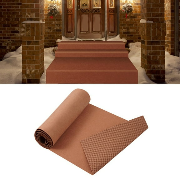 NEW No-Slip Ice and Snow Carpet Mats Felt Anti-Slip Mat for Winter Walkways Front Door Stairs Porch Outdoor M