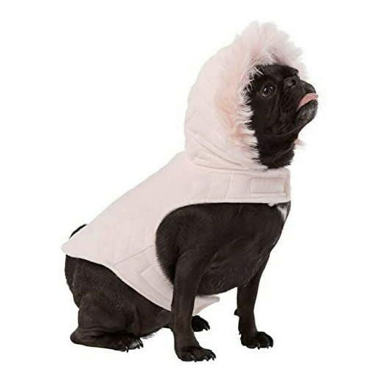 TOP PAW Faux Fur Pet Coat Medium Walmart