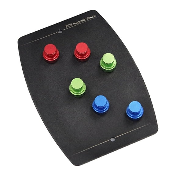 TOP! PCB Board Holder Fixture Soldering Platform with 6pcs Magnetic Pins Groove Fixed Clamp for Circuit