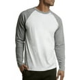thumbnail image 1 of TOP PRO Men & Women Long Sleeve Baseball Raglan Tee Shirt Top (S-3XL), 1 of 4