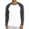 thumbnail image 1 of TOP PRO Men & Women Long Sleeve Baseball Raglan Tee Shirt Top (S-3XL), 1 of 4