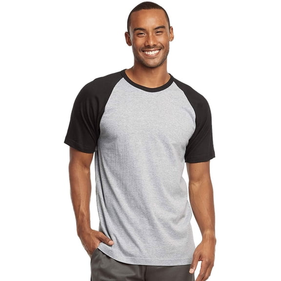 TOP PRO Men & Women Short Sleeve Baseball Raglan Tee Shirt Top