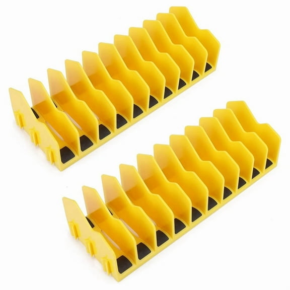 TOP! Plier Organizer Rack,10Slot Cutters Rack with Non-Slip Base,Tool Organizer,Tool Drawer Toolbox