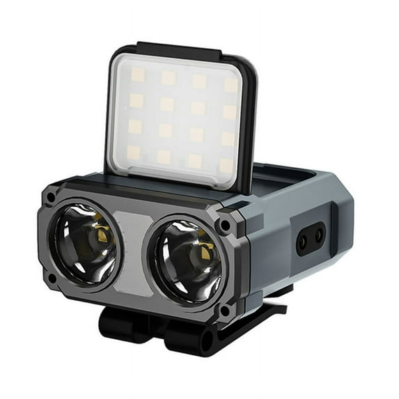 TOP! Portable Headlamp Type-C Rechargeable Headlight Rotating Lights Led Flashlight Fishing Front Bicycle Light