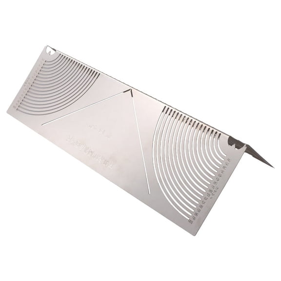 TOP! Precise-Flex Angle Arc Marking Tool for 20-100MM Square-Pipe Metal Pipe Saddle Cutting Guide Pipefitter Measuring