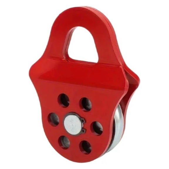 TOP! Pully Block Winch Snatch Towing Pulley Cleat Heavy Duty Rope Hook