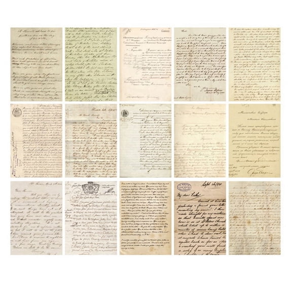 TOP! Retro Handbook Material Book DIY Base Package Inspiration Series Decorative BackingPaper,B