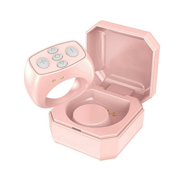 Ring Mobile Phone Bluetooth Remote Control Mini Charging Case Camera Remote Shutter for Remote E-Book Page Turning C