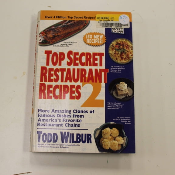 Pre-Owned TOP SECRET RESTAURANT RECIPES 2