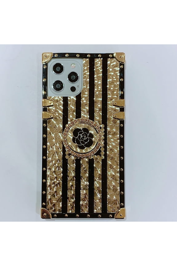 Case for Samsung Galaxy Note 20 Ultra (6.9 Inch) - Heavy Duty Protection Hard Case, Silicone/Acrylic/Metal Material Rugged Case, Protective Shockproof Cute Case (Gold Flower)