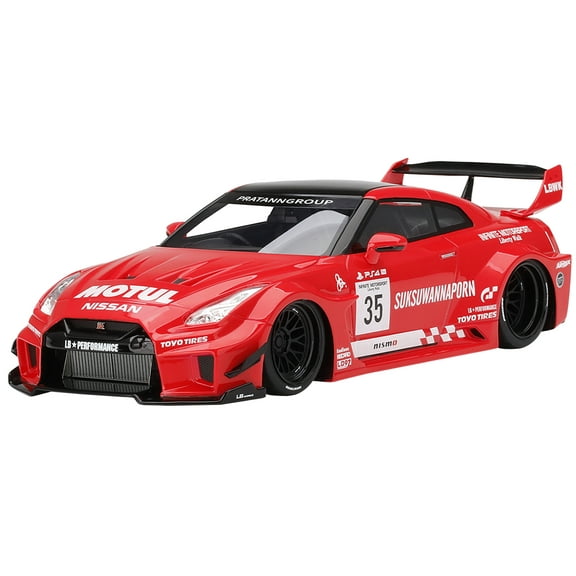Nissan 35GT-RR Ver. 1 LB-Silhouette WORKS GT RHD (Right Hand Drive) #35 Infinite Motorsport 1/18 Model Car by Top Speed
