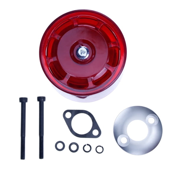 FLMLF Air Filter Set with Plastic Red Cove 23CC-38CC For 1/5 HPI RV KM GTB FG Losi RC CAR PARTS